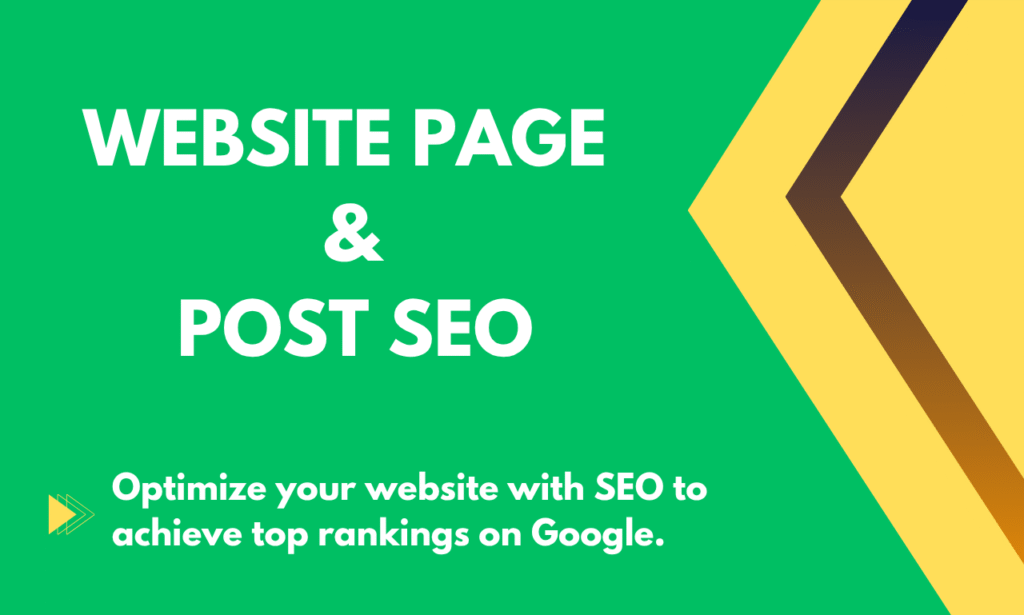 Website Page and Post SEO